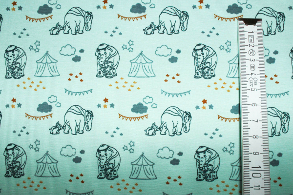 Jersey My little Baby mint Dumbo (ca. 90 cm)